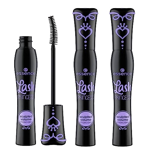 Essence Lash Princess Sculpted Volume Mascara 1.2 Fl Oz Pack of 3 - Black, Vegan & Cruelty-Free