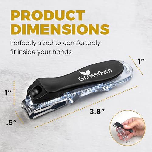 EZ Grip Rotating Stainless Steel Nail Clipper for Fingers and Toes