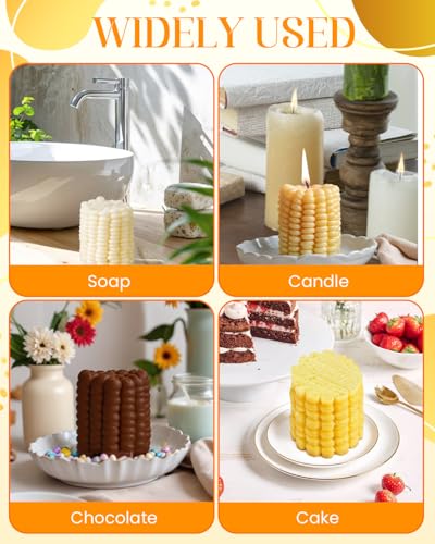 Corn Shape Silicone Mold for Candy, Chocolate & Soap Making