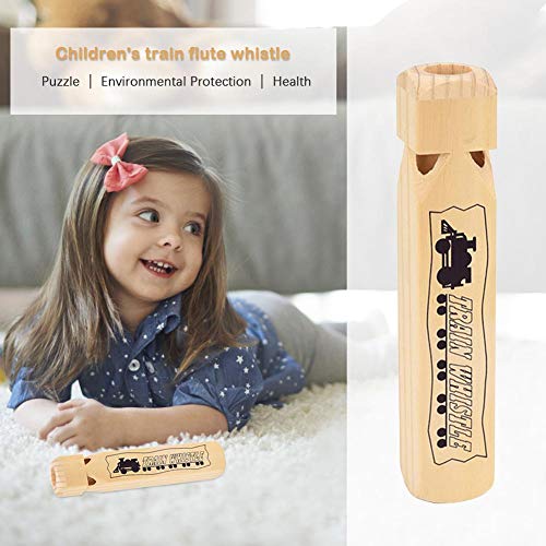 Tvoip Wooden Train Whistles Set - 2 Pack Educational Toy