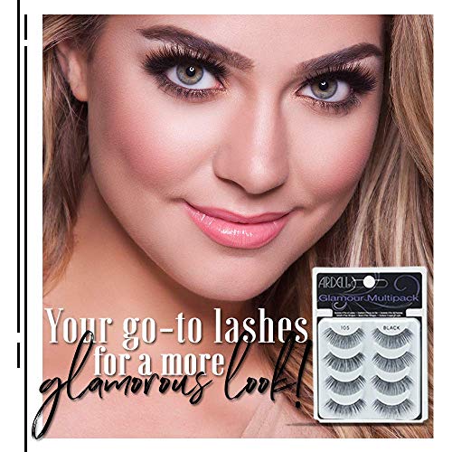 Ardell Multipack 105 False Eyelashes - Glamorous Volume, 4 Pairs