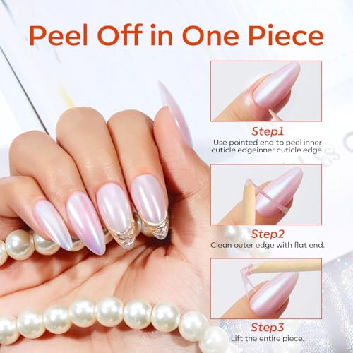 Modelones Liquid Latex Peel Off Gel Nail Polish Barrier - 2 pcs