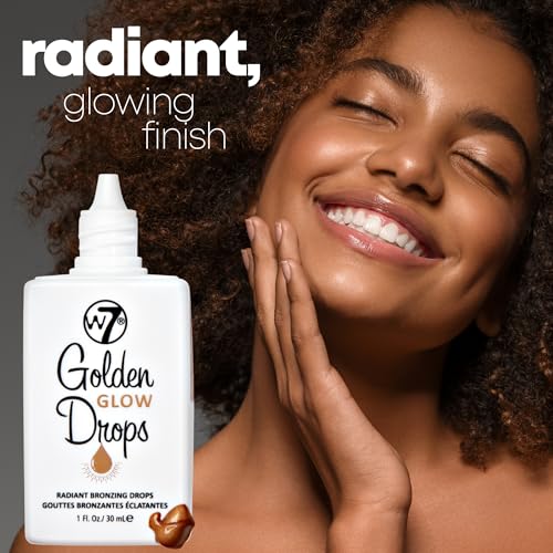 W7 Golden Glow Bronzing Drops - Liquid Bronzer for Flawless Skin