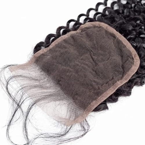 12 Inch Deep Wave HD Lace Closure - Natural Black Brazilian Hair
