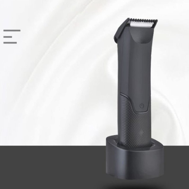 Yosoo Beard Trimmer, Portable Electric Hair Clipper Clippers for Men Mustache Trimmers for Men with Charging Base Gentle Hair Removal Blades for Whole Body Trimmer