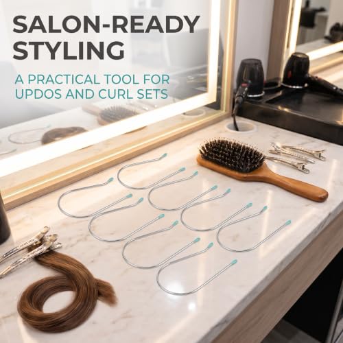 8-Piece Hot Roller Clip Replacement Kit for 2-Inch Rollers