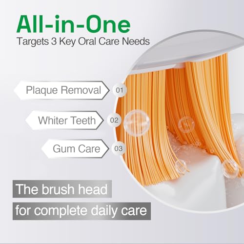 Brushmo White Replacement Toothbrush Heads for Philips Sonicare