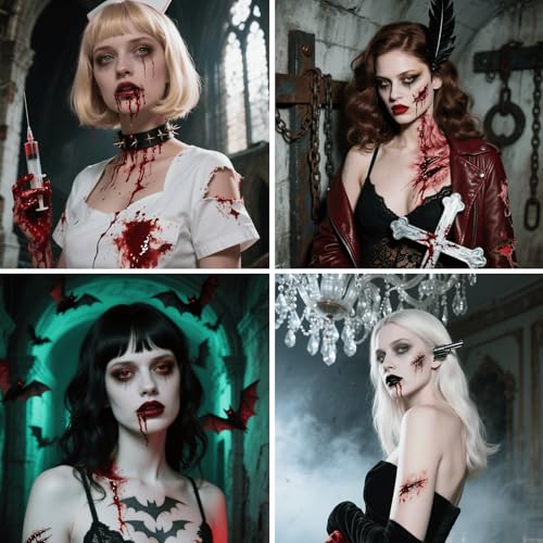 Halloween 3‑Piece Fake Blood Kit – Spray Blood, Dripping Blood Gel & Coagulated Blood