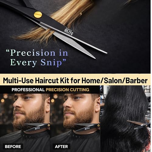 Professional 6.5” Hair Cutting Scissors - Premium Barber Shears