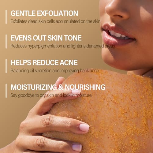 Turmeric & Vitamin C Body Scrub - Exfoliating Natural Dead Skin Remover