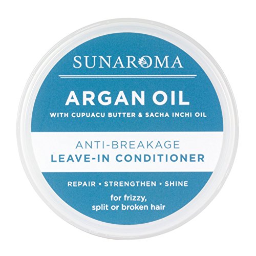 SUNAROMA Argan Oil Leave-In Conditioner for Frizz & Damage Repair – 12oz