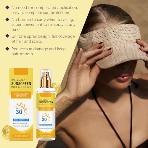 Hair & Scalp Sunscreen Spray SPF 30 - Coconut Enriched, 2-Pack