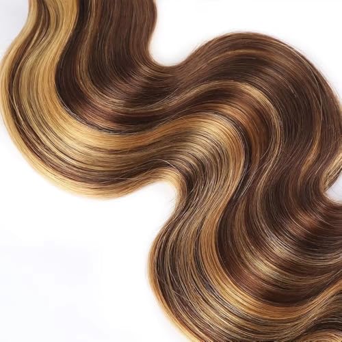 14 Inch T1B4/27 Ombre Body Wave Human Hair Bundle - LadrXadr