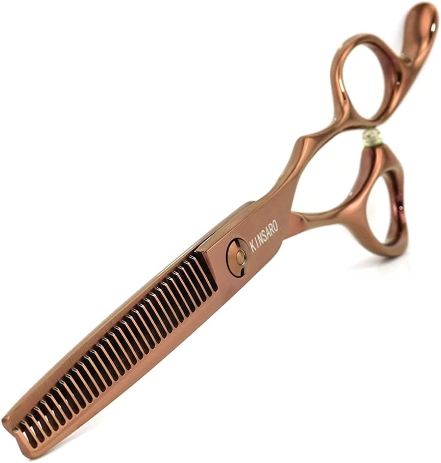 Professional Hair Cutting Scissors - 5.5" Barber Shears with 440C Convex Blades | Silvery Finish for Home or Salon Use