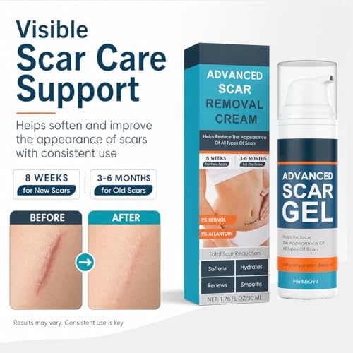 ClearPiny Advanced Silicone Scar Gel for New & Old Scars, 1.76oz