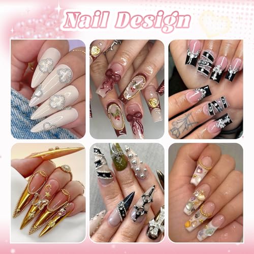 Nail Beads Set - Silver & Gold Caviar Beads for Nail Art