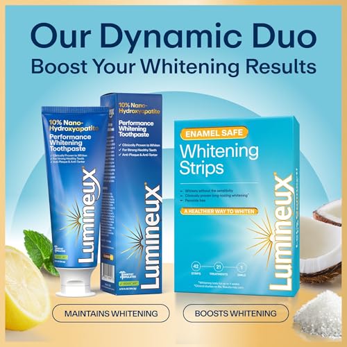 Lumineux 10% Nano Hydroxyapatite Whitening Toothpaste, 2 Count