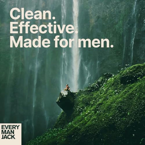 Every Man Jack Pacific Surf Exfoliating Body Wash 14 Fl Oz (Pack of 2) - Natural Grit Scrub, Glycerin & Aloe for All Skin Types
