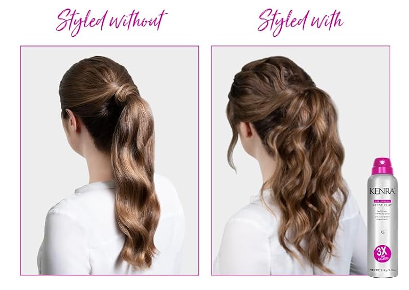Kenra Volumizing Spray Clay 15 - 4oz Fullness & Texture Spray for All Hair Types