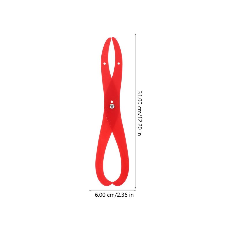 POPETPOP Clay Sculpture Measuring Tool- 6 Inch Red Clay Sculpture Plastic Tool Pottery Clay Tool Bent Leg Ceramic Carving Tool for Pottery Gauge Shaping and Carving