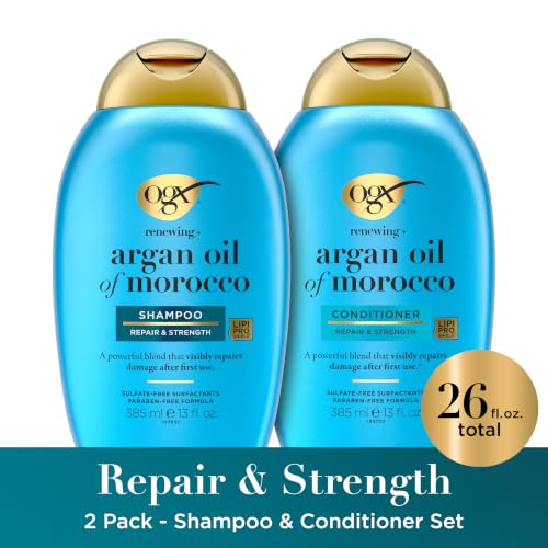 OGX Renewing Argan Oil Shampoo & Conditioner Set - 2 x 13 fl oz