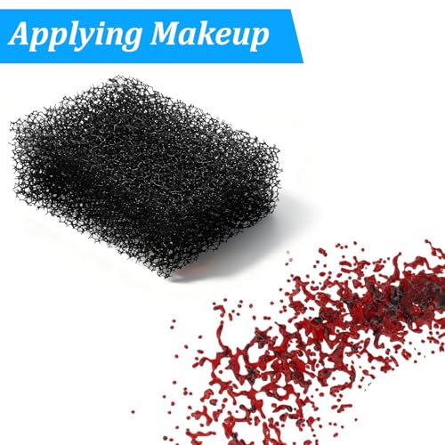 12 Pcs Stipple Makeup Sponges for Special Effects & Halloween