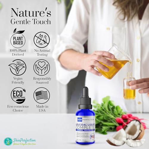 Leucidal Liquid Natural Preservative for DIY Skincare - 0.5 oz