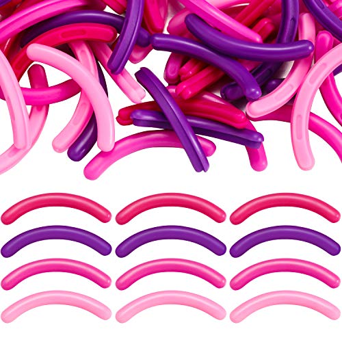 Mudder 80 Silicone Eyelash Curler Replacement Pads - 4 Colors