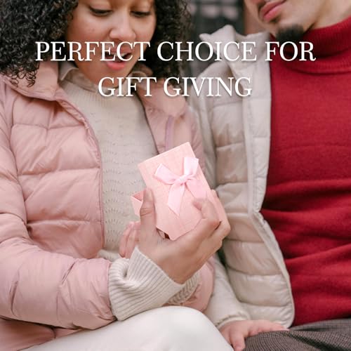 Craftdady 12 pcs Pink Jewelry Gift Box Set with Bowknot