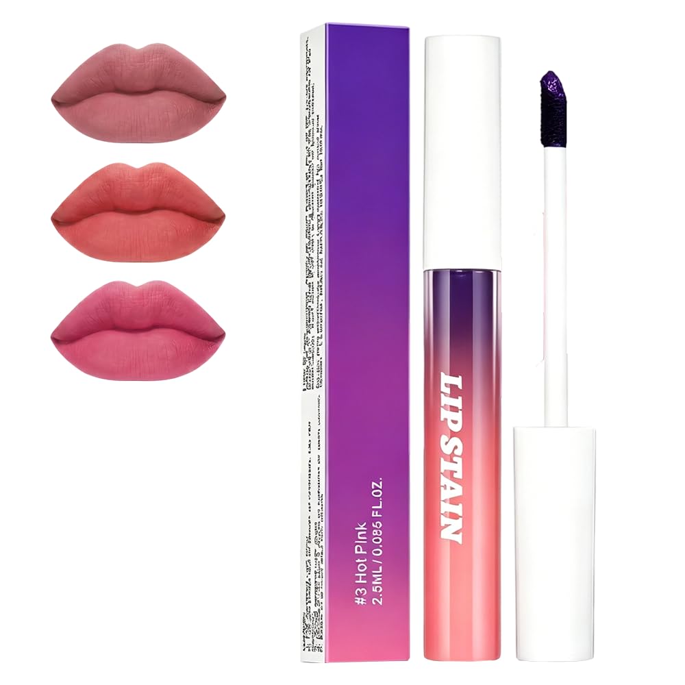 Peel Off Lip Stain Tint - Long Lasting Waterproof Formula, Hydrating Color | Cool Rose
