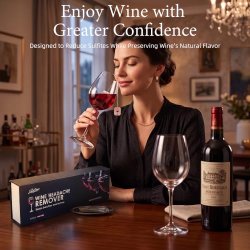 Portable Wine Filters Travel Pack - 12 Single-Use Wine Purifiers