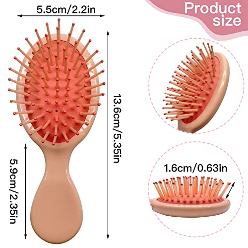 Mini Wet Hair Brush Set - 3 Travel Detangling Brushes for All Hair Types