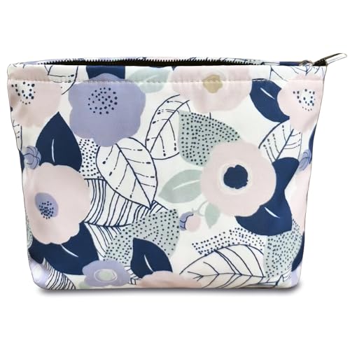 STARDW Floral Makeup Bag Organizer - Travel Cosmetic Pouch