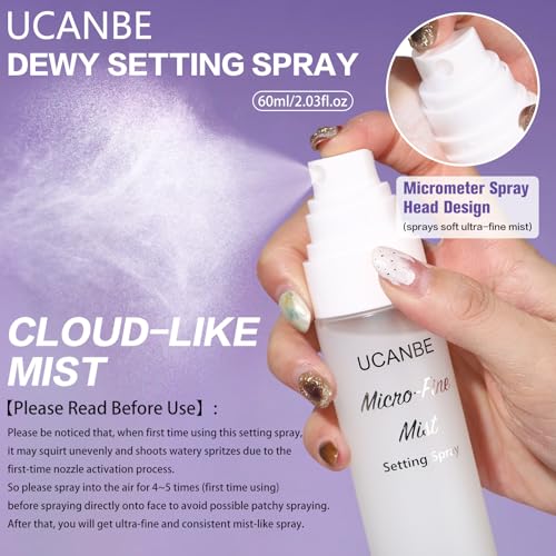 UCANBE Dewy Makeup Setting Spray - 60ml Hydrating Finish