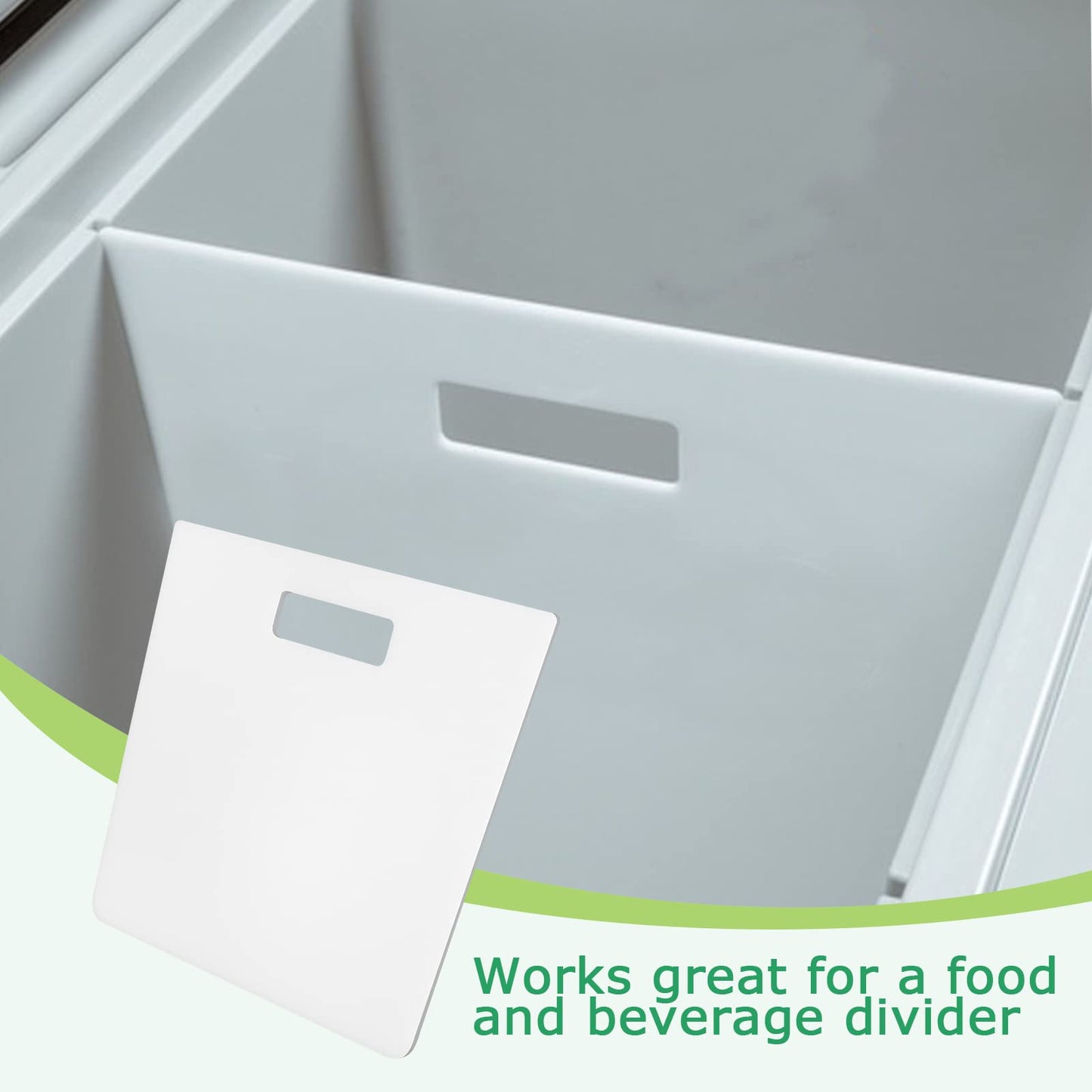 65 Size Divider/Cutting Board Cooler Accessories Compatible with 65 Gallon Rtic Coolers,White