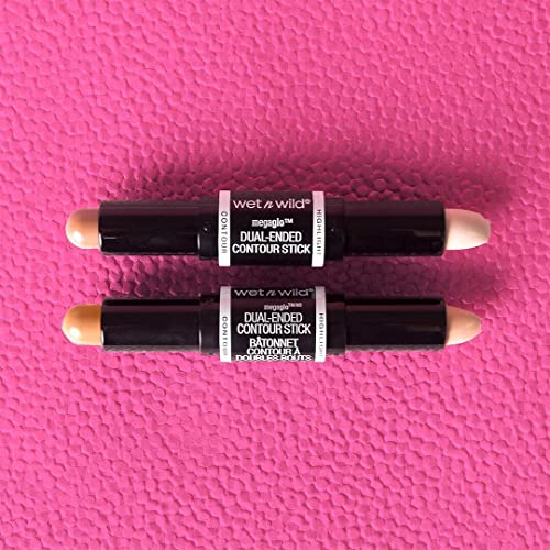 Wet n Wild MegaGlo Dual-Ended Contour Stick Light/Medium Cruelty-Free 1 Pack