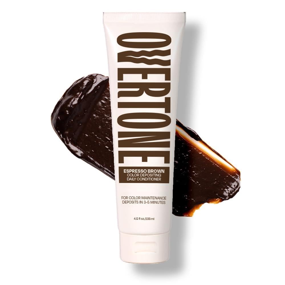 Overtone Daily Color Depositing Conditioner - Pastel Silver | 4.5oz Vegan Formula with Shea Butter & Coconut Oil for Color Refreshment