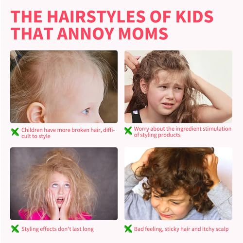 SEVICH Kids Hair Gel Stick with Comb - Frizz Control for Toddlers