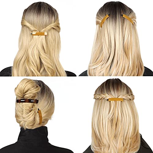 AURORA PIN 12pcs Handmade Hair Barrettes Set SN8 - Non-Slip Clips for All Hair Types