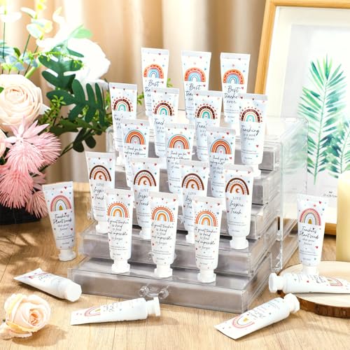 24-Piece Boho Rainbow Teacher Appreciation Hand Cream Gift Set