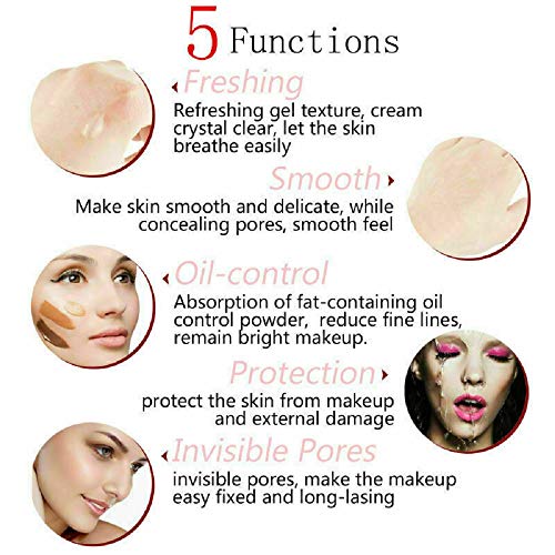 Phoera Face Primer Invisible Pores Oil Control 6ml, Vitamin Enriched Makeup Base