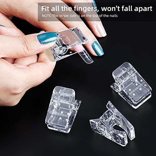 Beloving 10Pcs Nail Tip Clips for Gel Nail Extensions