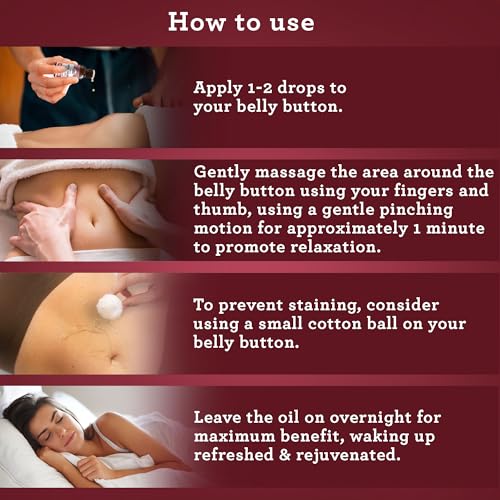 GuruNanda Navel Oiling - 100% Natural Belly Button Oil, 2 Fl Oz - Supports Digestion & Hydration