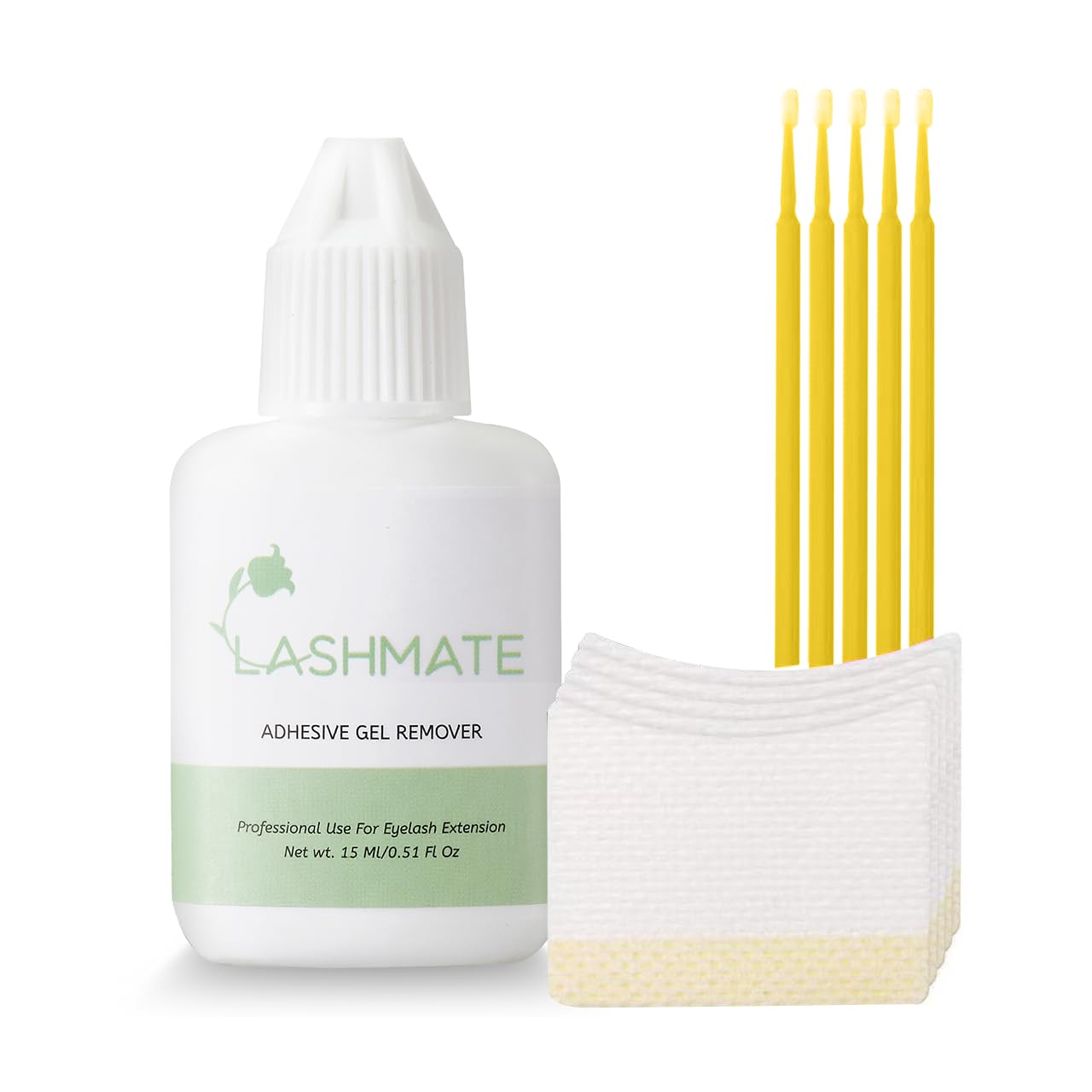 Eyelash Extension Remover Gel - Fast-Acting Formula for Sensitive Skin | 15ml Low Odor Solution