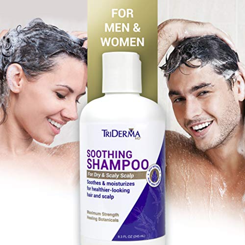 TriDerma Soothing Shampoo for Dry Scalp - 8.3 oz, SLS-Free