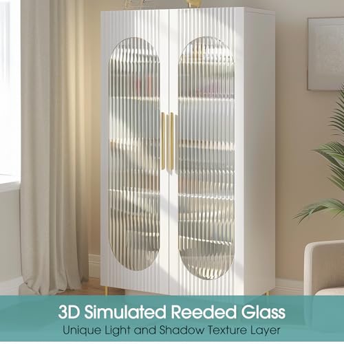 Coavas 3D Fluted Glass Window Privacy Film - 17.5"x78.7"