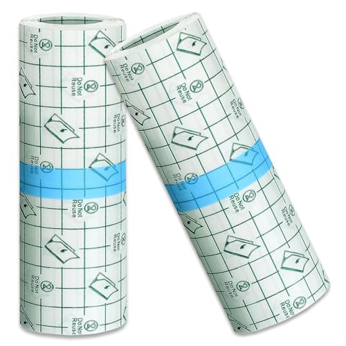 Sotica Waterproof Tattoo Aftercare Bandage - 2 Rolls 6in x 2yd, Second Skin Cover for Healing & Shower
