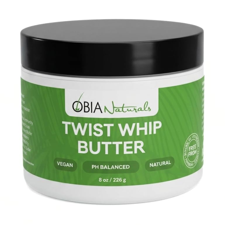 OBIA Naturals Twist Whip Butter Hair Moisturizer & Leave-In Styler, 8 oz