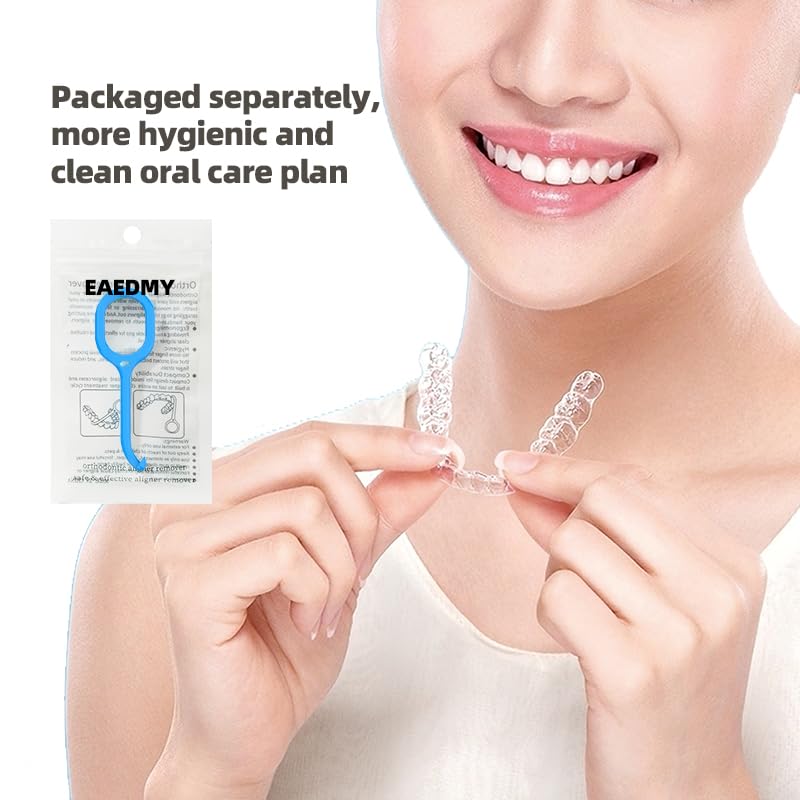 EAEDMY 24PCS Clear Aligner Removal Tool for Retainers Dentures Orthodontic Accessories