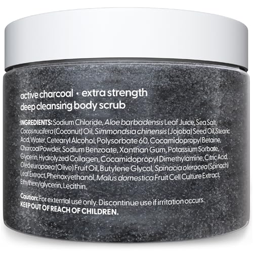 Versed Buff It Out AHA Exfoliating Body Scrub and Mask - Lactic Acid & Glycolic Acid Exfoliant - Microfine Pumice Body Exfoliator to Polish and Smooth Bumpy, Dry Skin - Vegan & Cruelty-Free (8 oz)